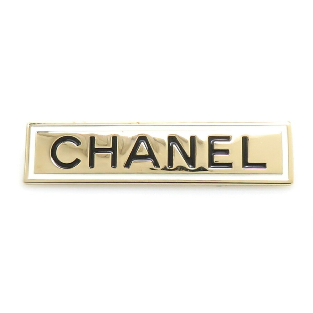 CHANEL Black Brooch